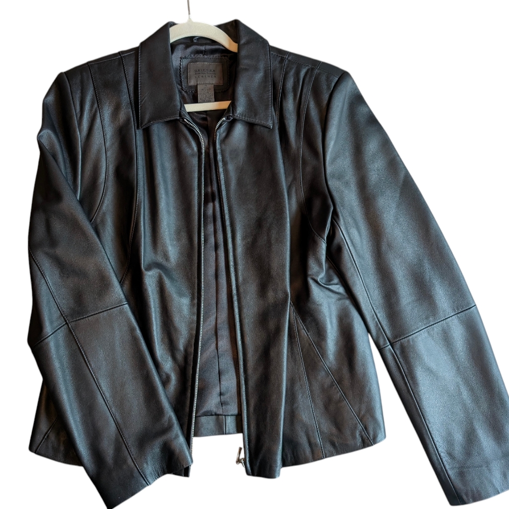 Johnpaulrichard Black Leather Jacket
